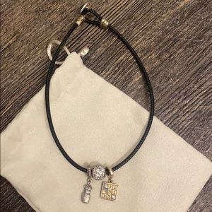 Pandora bracelet with 3 charms